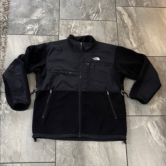 🖤 The North Face Polartec Black Fleece Zip Up Jacket Size XL